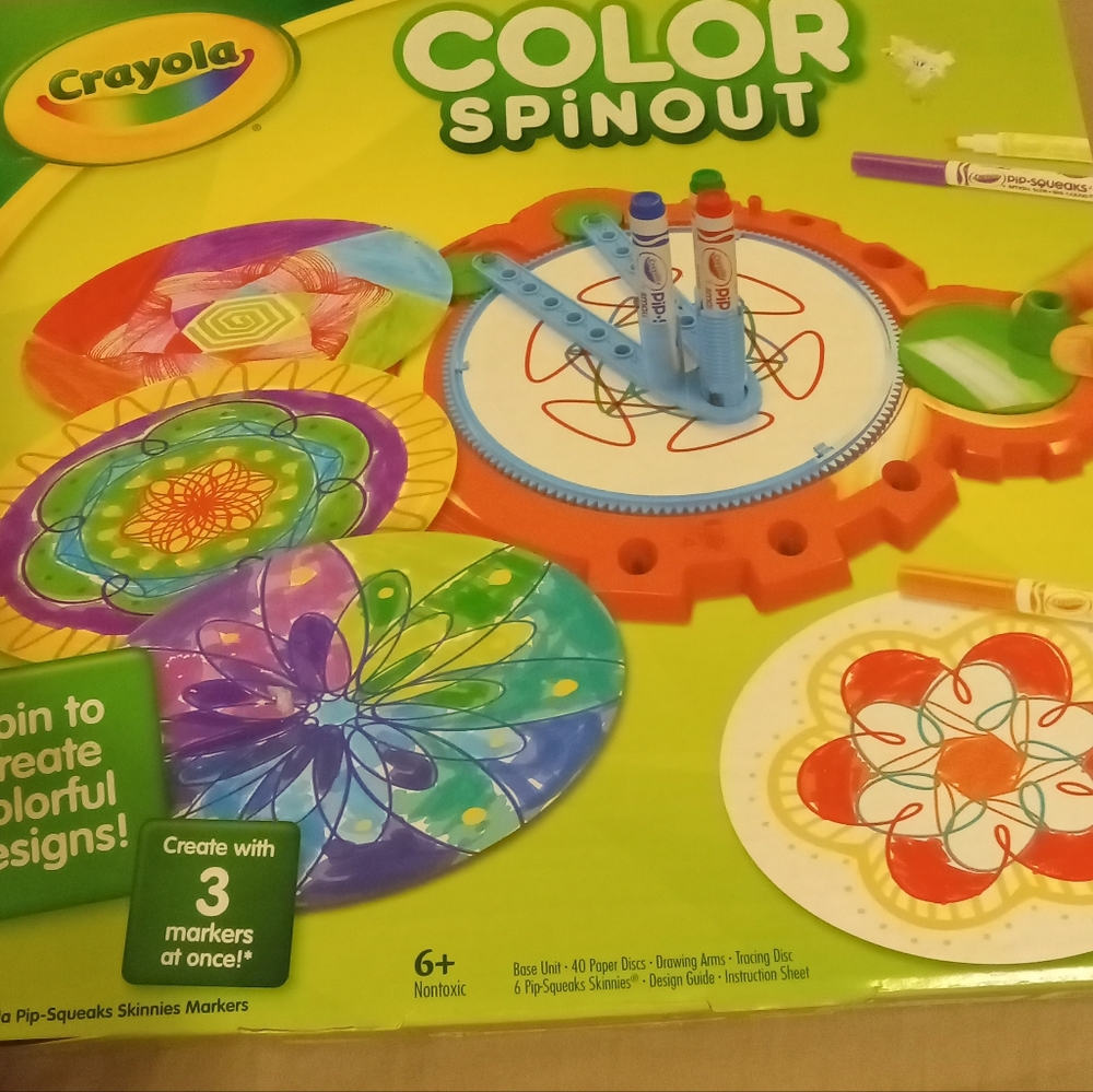 Crayola Color Spinout Marker Art Activity Age 6+